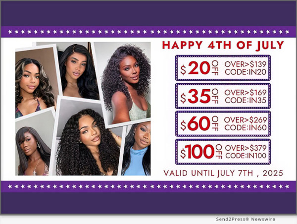  Luvme Hair Unveils Independence Day Wigs Sale – Enjoy Up To $100 Off On Top Styles 
