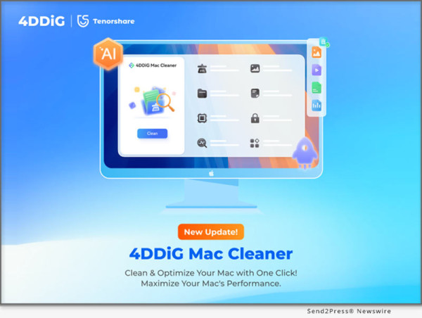  4Ddig Mac Cleaner V3.0.0 Launched: Clean And Speed Up Your Mac In One Click 
