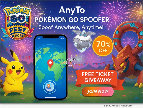  Enjoy Pokémon Go Fest Global With Anyto: Best Pokémon Go Spoofer, Now Up To 70% Off 