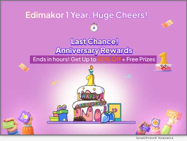  Edimakor Celebrates Its 1St Anniversary: Join The Festivities With Exclusive Gifts And Discounts! 