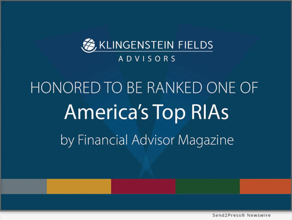 Klingenstein Fields Advisors Named To America’s Top Rias By Financial Advisor Magazine