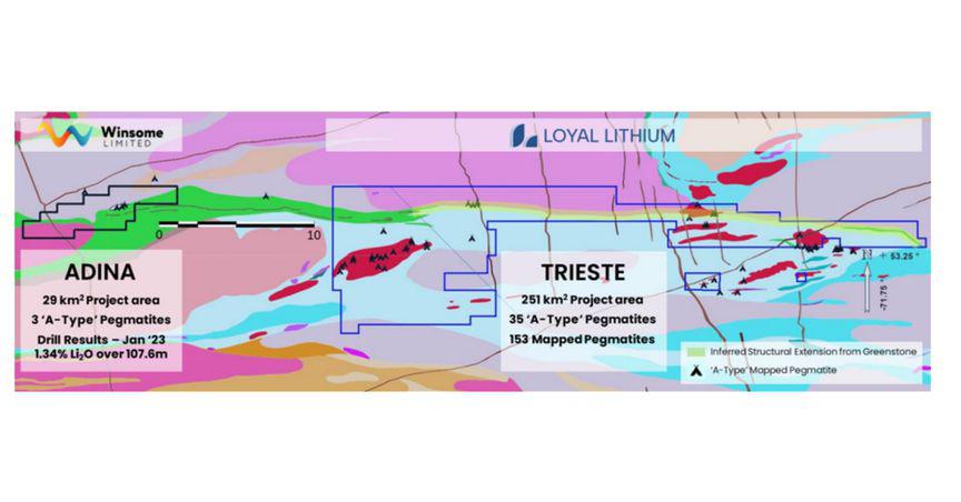  Loyal Lithium (ASX:LLI) concludes aeromagnetic survey at Trieste Lithium Project 