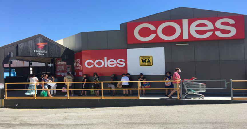 How are Coles Group (ASX:COL) shares faring today on ASX?
