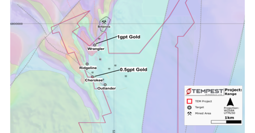  Tempest (ASX: TEM) reports anomalous gold at Range Project 