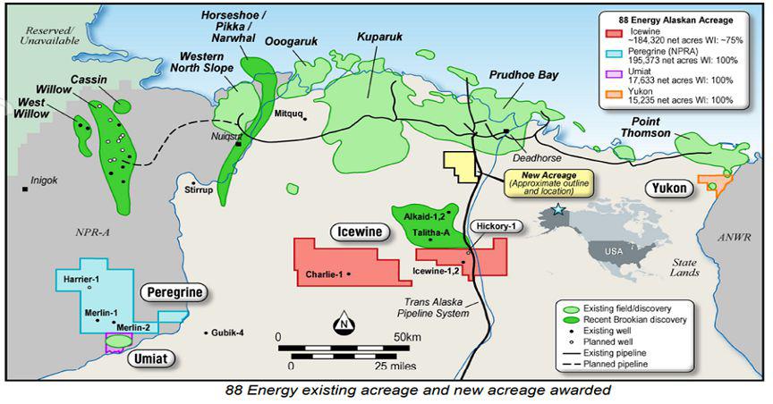  88 Energy (ASX:88E) subsidiary wins 10 leases on North Slope of Alaska 