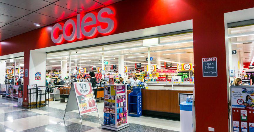 What is weighing on Coles' (ASX:COL) share price?