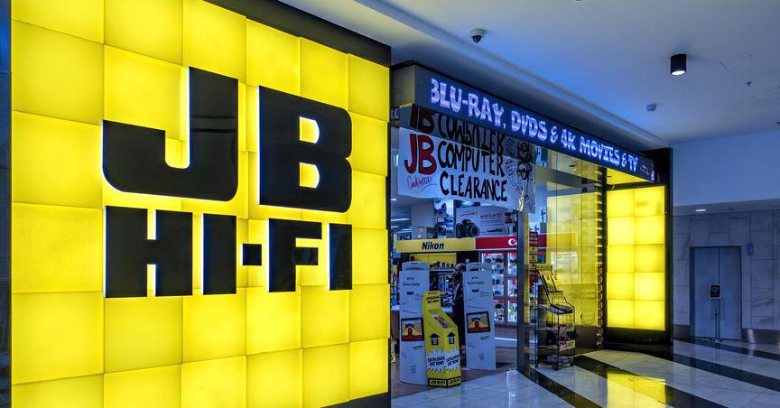JB Hi-Fi (ASX:JBH) shares gain on record sales and earnings in FY22