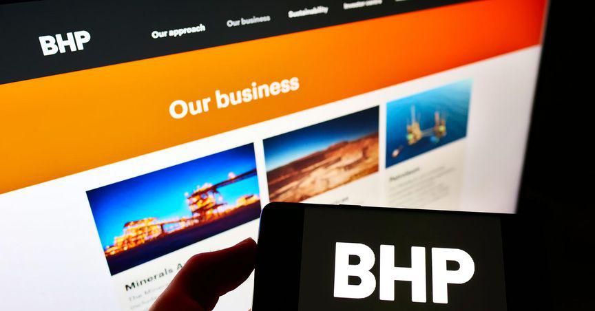  How are BHP shares performing on ASX today? 