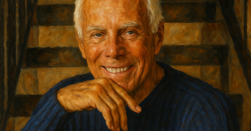  How big is the empire of Giorgio Armani? 