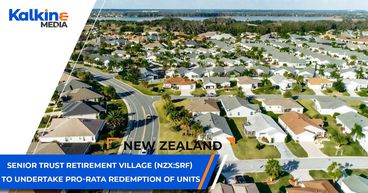 Senior Trust Retirement Village (NZX:SRF) to undertake pro-rata redemption of units. | NZ | Senior Trust Retirement Village (NZX:SRF) to undertake pro-rata redemption of units. | NZ |