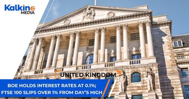 BOE Holds Interest Rates At 0.1%; FTSE 100 Slips Over 1% From Day’s High BOE Holds Interest Rates At 0.1%; FTSE 100 Slips Over 1% From Day’s High