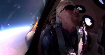 Branson steals the march on Bezos in billionaires’ space race