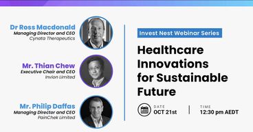 Healthcare Innovations for Sustainable Future | Invest Nest Webinar Series Healthcare Innovations for Sustainable Future | Invest Nest Webinar Series