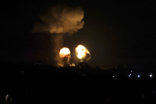 Israel Palestinians Gaza Airstrikes