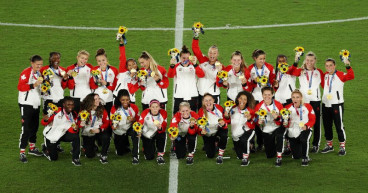 Soccer-Canada women's team on strike over pay equity issues, says Sinclair