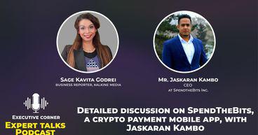 Detailed discussion on SpendTheBits, a crypto payment mobile app, with Jaskaran Kambo