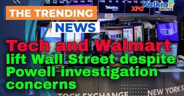 Tech and Walmart lift Wall Street despite Powell investigation concerns