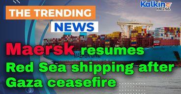 Maersk resumes Red Sea shipping after Gaza ceasefire