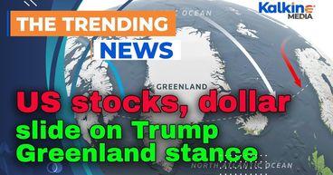 US stocks, dollar slide on Trump Greenland stance