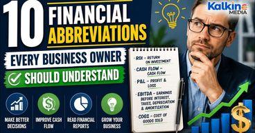 10 Financial Abbreviations Every Business Owner Should Understand
