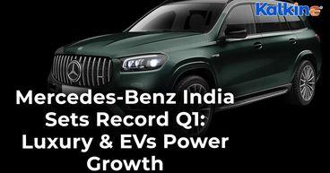 Mercedes Benz India Shines  Top End Models and EVs Drive Record Sales