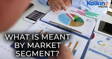 What is meant by market segment?