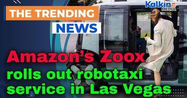 Amazon’s Zoox Launches Robotaxi Service in Las Vegas
