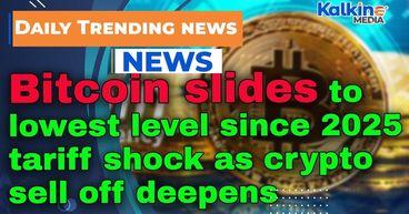 Bitcoin slides to lowest level since 2025 tariff shock as crypto sell off deepens