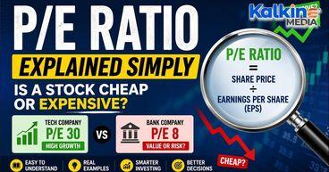 Price-to-Earnings Ratio (P/E Ratio) Explained Simply | Is a Stock Cheap or Expensive?