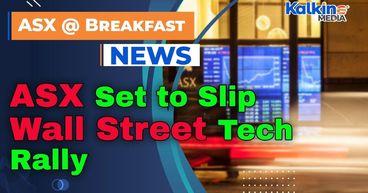 ASX Set to Slip Despite Wall Street Tech Rally, Tesla Surge