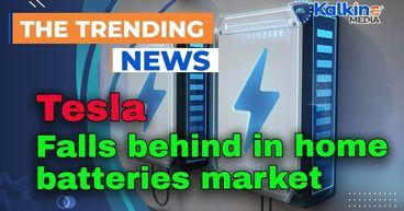 Tesla falls behind in home batteries market