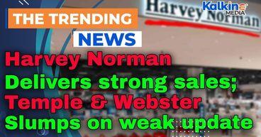 Harvey Norman delivers strong sales; Temple & Webster slumps on weak update