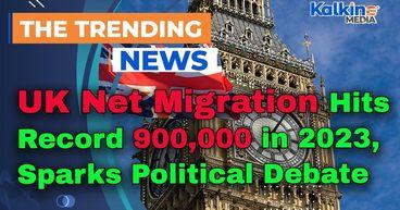 Uk Net Migration Hits Record 900,000 In 2023, Sparks Political Debate