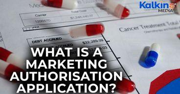 What is a marketing authorisation application?