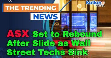 ASX Set to Rebound After Slide as Wall Street Techs Sink