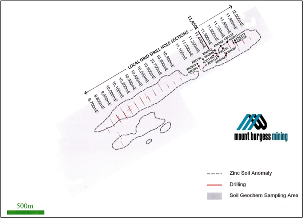 Location of drill holes with Copper at Kihabe (Source: MTB’s ASX Update, 7 Sept 2020)