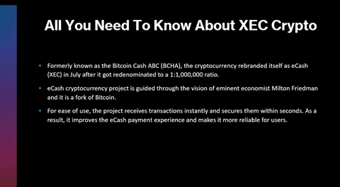 Image Description: XEC crypto has caught the attention of Canadian investors