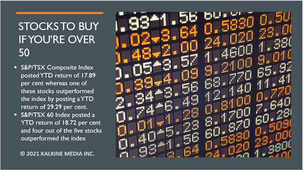 5 Canadian stock to consider if you are over 50 years old