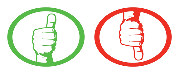 Image indicating pros and cons of patents