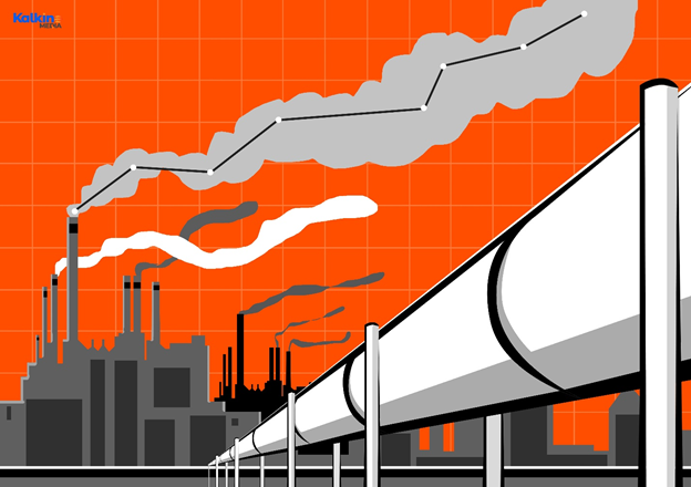 The natural gas price in Europe is six times higher than in 2020.