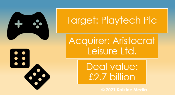 Playtech &ndash; Aristocrat acquisition details