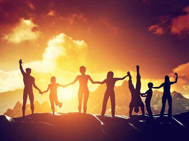 Happy groups have a more satisfied life