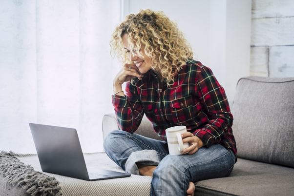 work from home, satisfied employee