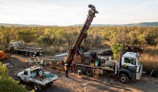 Drill rig, Phase V Program, Lead and Silver exploration