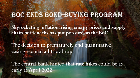 What BoC's call to end bond-buying program means for Canadians