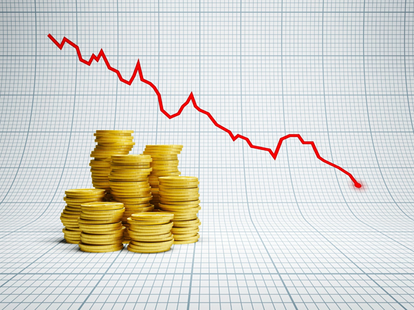 Falling gold prices