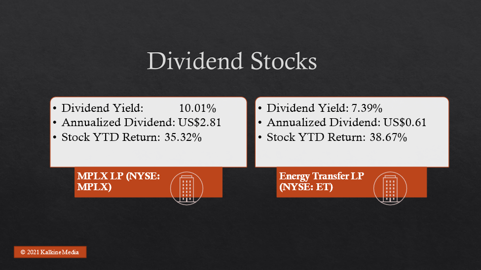 2 dividend energy stocks with more than 7% yield