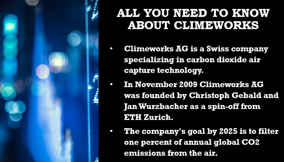  Climeworks IPO plans and Microsoft.  