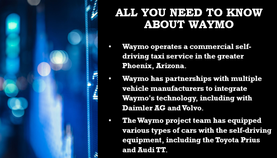 Waymo partners up with Geely.