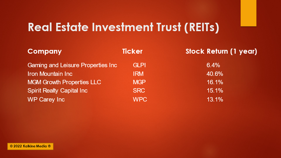 Top 5 REITs with more than 5% dividend yield to keep an eye on.